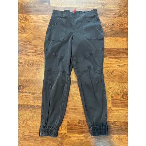 Spanx Women’s Twill Pull-On Jogger Pants Gray Size XL – Flattering & Comfortable - Picture 1 of 10